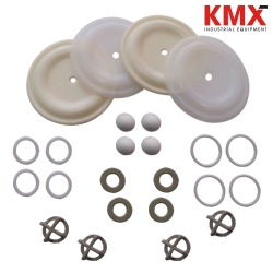 DEBEM KITB100A-HTTAT Kit Húmedo Bomba Diafragma   Boxer 1" Inox