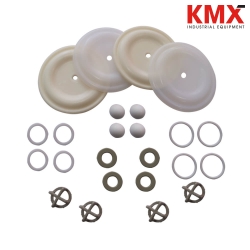 Vista 1 : Kit H&uacute;medo Bomba Diafragma PP, DEBEM 1" Boxer 100, P-HTTPT